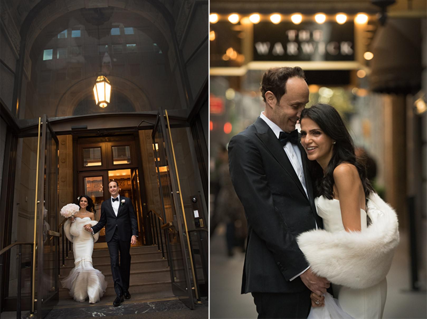 new york city wedding photography photographer photo groom bride emotional kiss walking street architectural