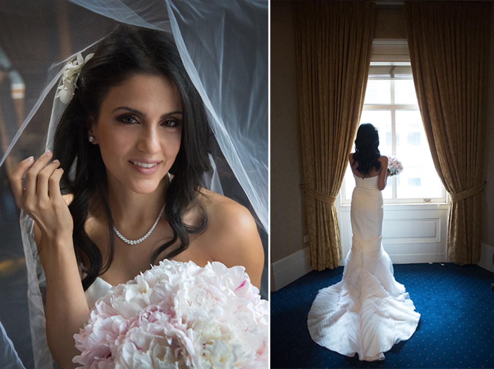 new york city wedding photography photographer photo bride window beautiful portrait artistic veil